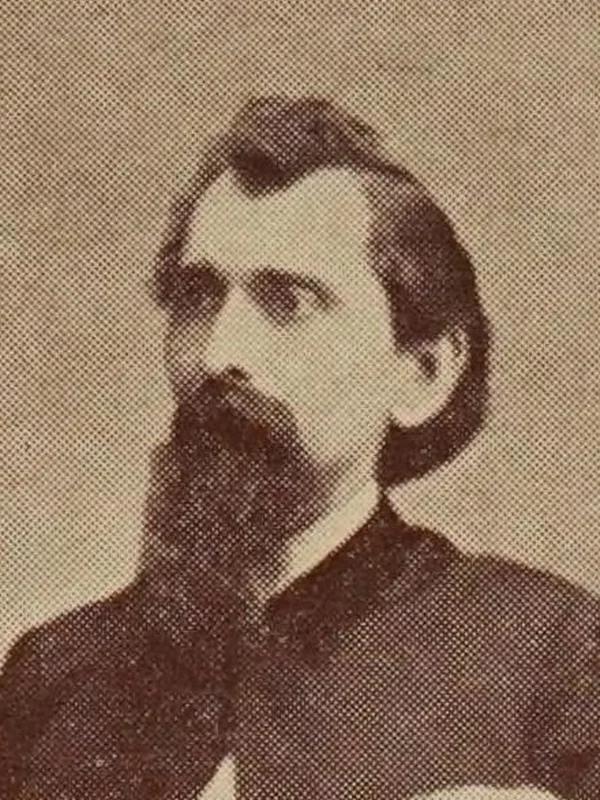 Historical artistic depiction of A. L. Graebner
