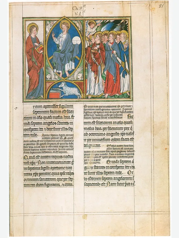 Historical manuscript or printed illustration associated with Berengaudus