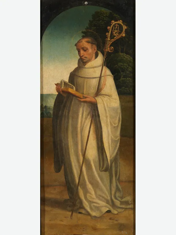 Historical artistic depiction of Bernard of Clairvaux