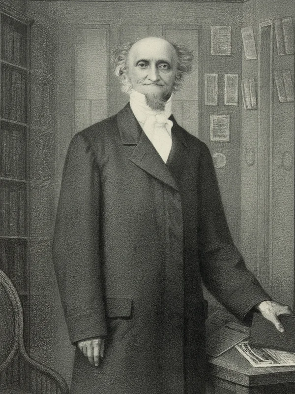 Historical artistic depiction of C. F. W. Walther