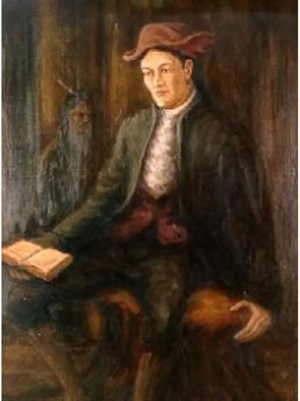 Historical artistic depiction of David Brainerd