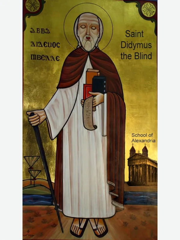 Historical artistic depiction of Didymus the Blind