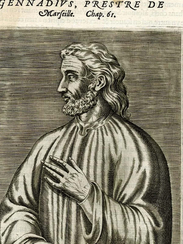 Historical artistic depiction of Gennadius of Massilia