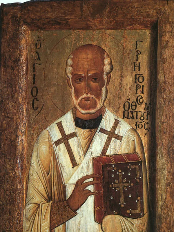 Historical artistic depiction of Gregory of Neocaesarea