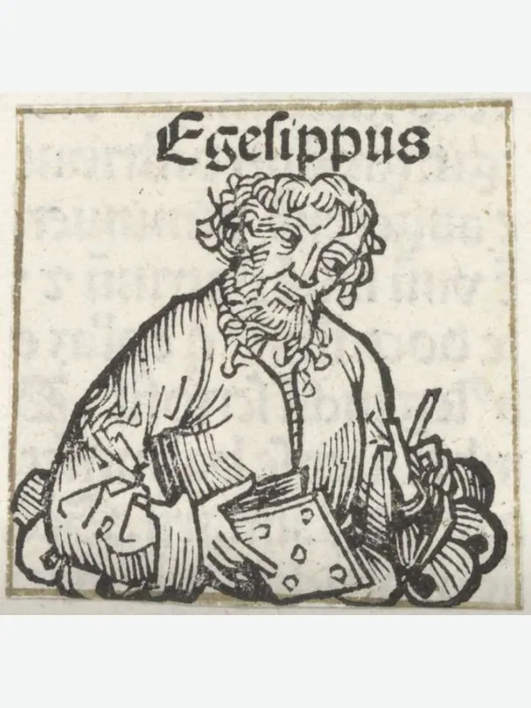 Historical artistic depiction of Hegesippus