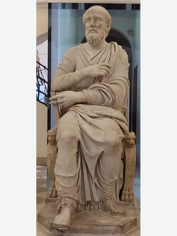 Historical artistic depiction of Hippolytus of Rome