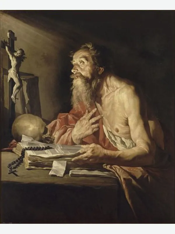 Historical artistic depiction of Jerome