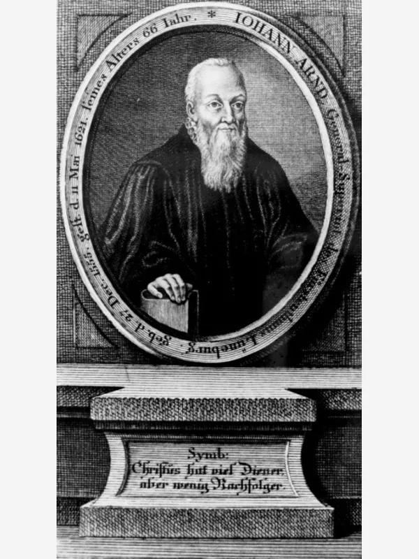 Historical artistic depiction of Johann Arndt