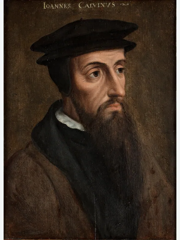 Historical artistic depiction of John Calvin