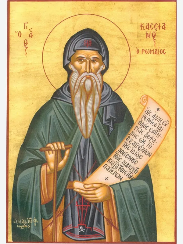 Historical artistic depiction of John Cassian