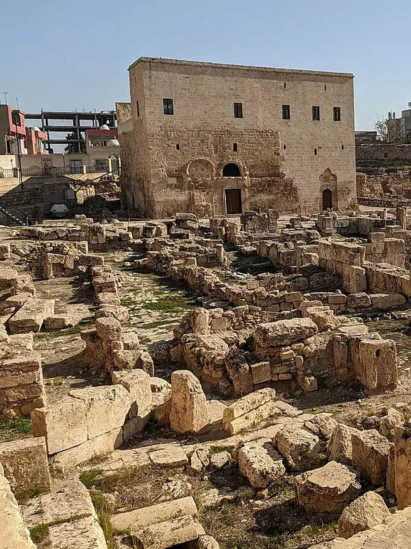 Historical place associated with Narsai: the church of Mar Yaʿqub at Nisibis, the city of the school he led; not a portrait