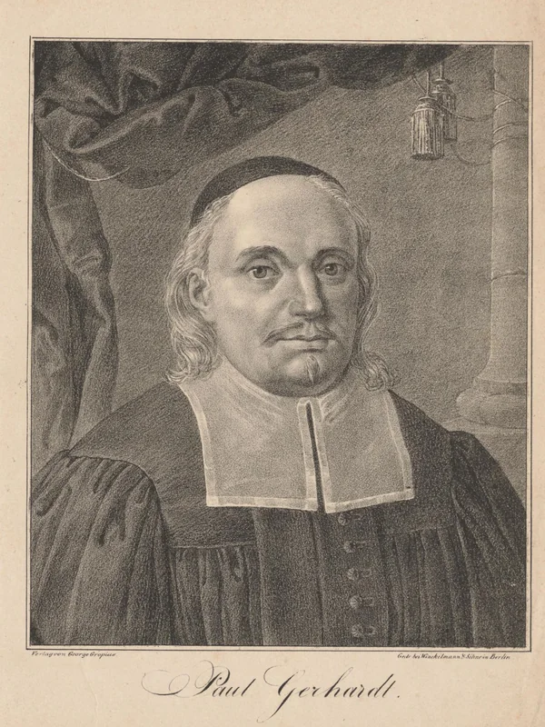 Historical artistic depiction of Paul Gerhardt