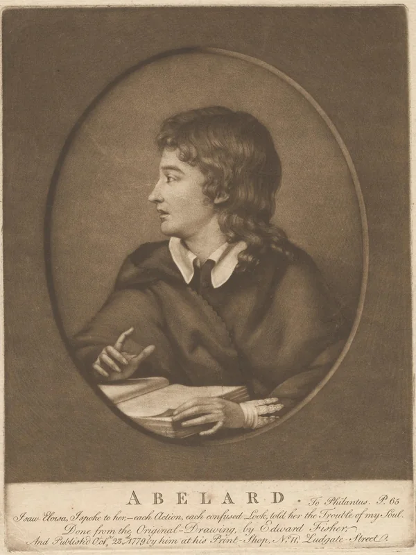 Historical artistic depiction of Peter Abelard