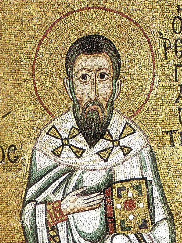 Historical artistic depiction of Pseudo-Dionysius the Areopagite