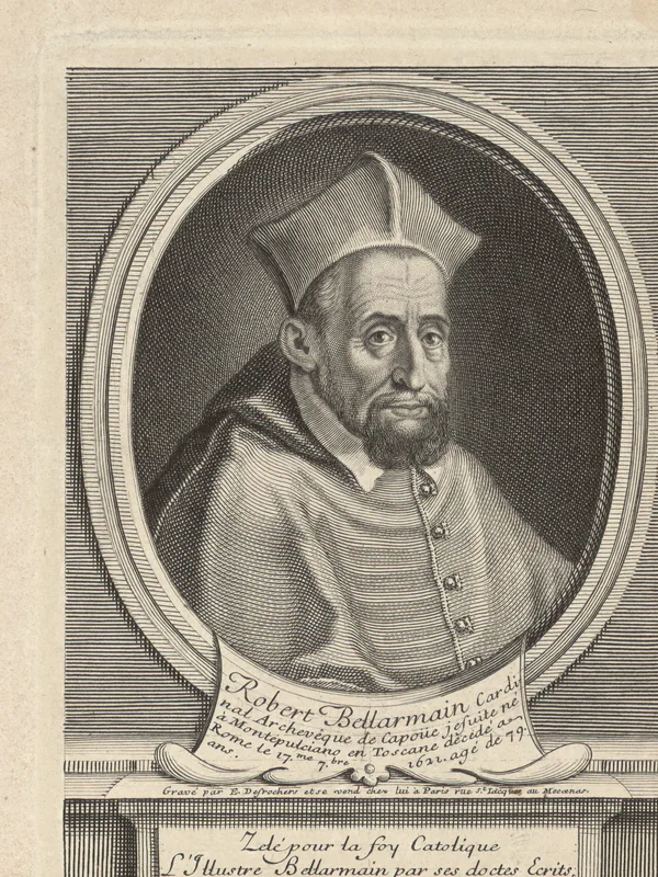 Historical artistic depiction of Robert Bellarmine