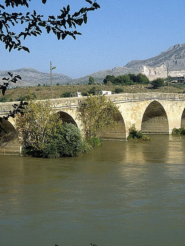 Historical place associated with Theodore of Mopsuestia: the Roman bridge at Mopsuestia (Misis), the see where he was bishop; not a portrait