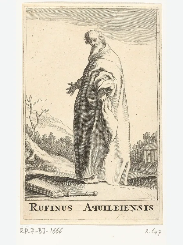 Historical artistic depiction of Tyrannius Rufinus