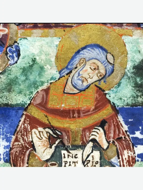 Historical artistic depiction of Venantius Fortunatus