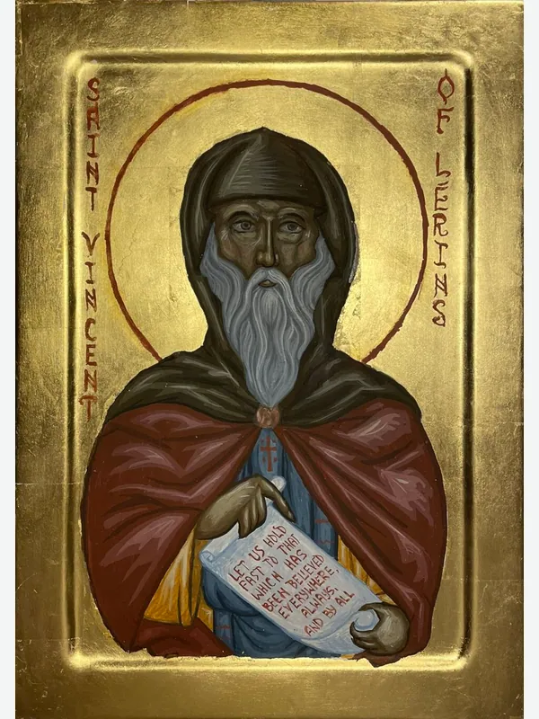 Historical artistic depiction of Vincent of Lérins